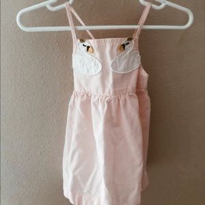 Swan Printed Carter’s Dress
